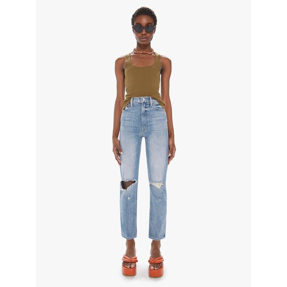 Mother Superior Denim High Waisted Rider Flood Jeans Wild And Wicked Size 29
